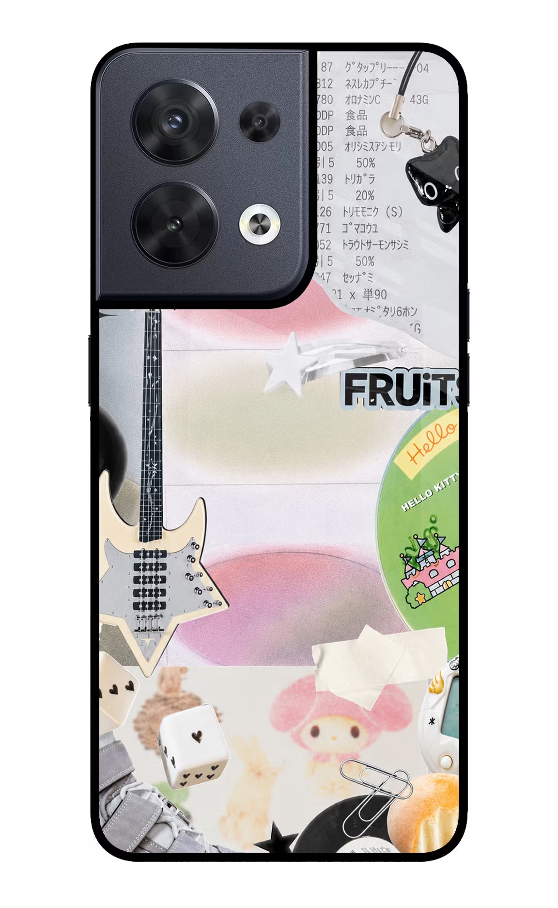 Softcore case Oppo Reno8 Glass Case