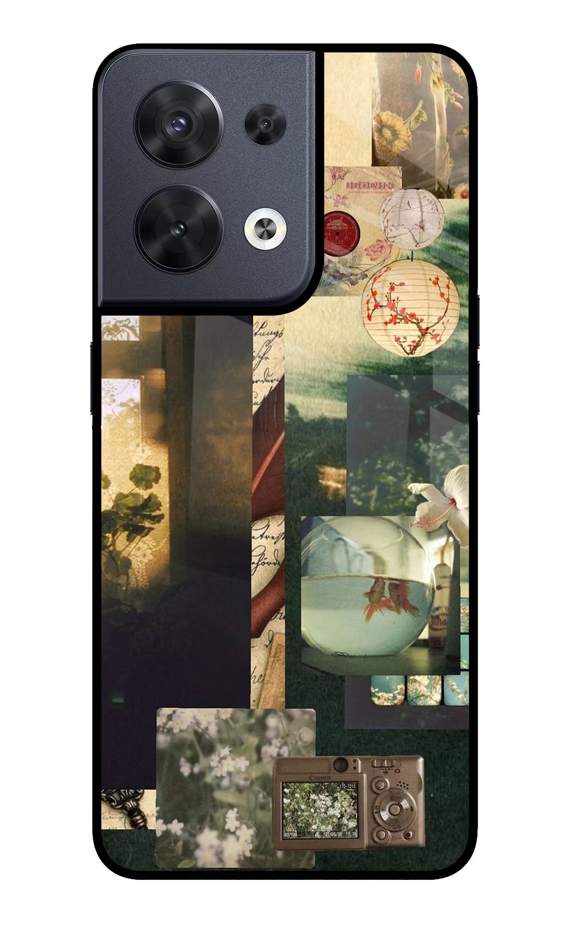 Summer Oppo Reno8 Glass Case
