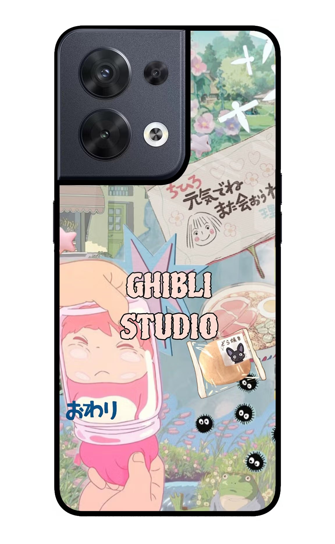 Studio Ghibli Oppo Reno8 Glass Case