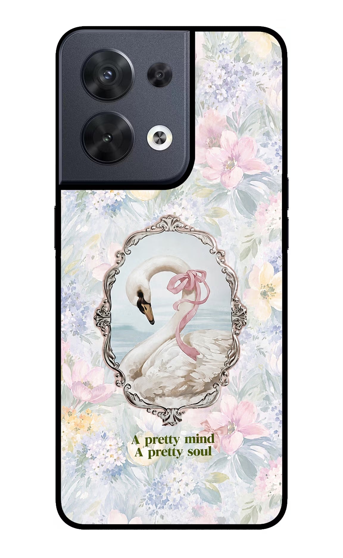 Pretty Mind Pretty Soul Oppo Reno8 Glass Case
