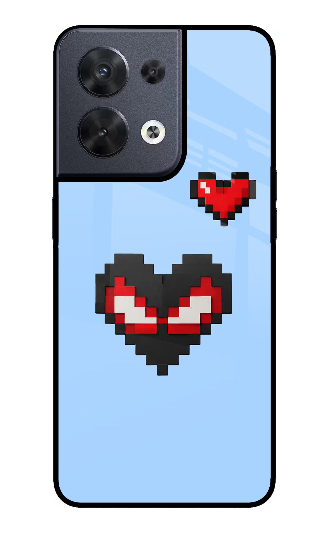 Peter Heart Oppo Reno8 Glass Case