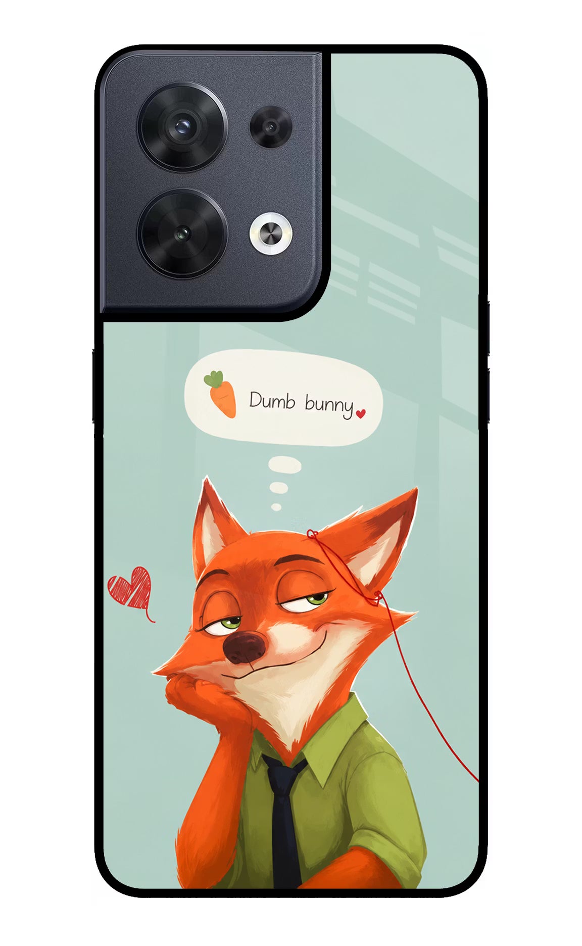 Nick Charm Oppo Reno8 Glass Case