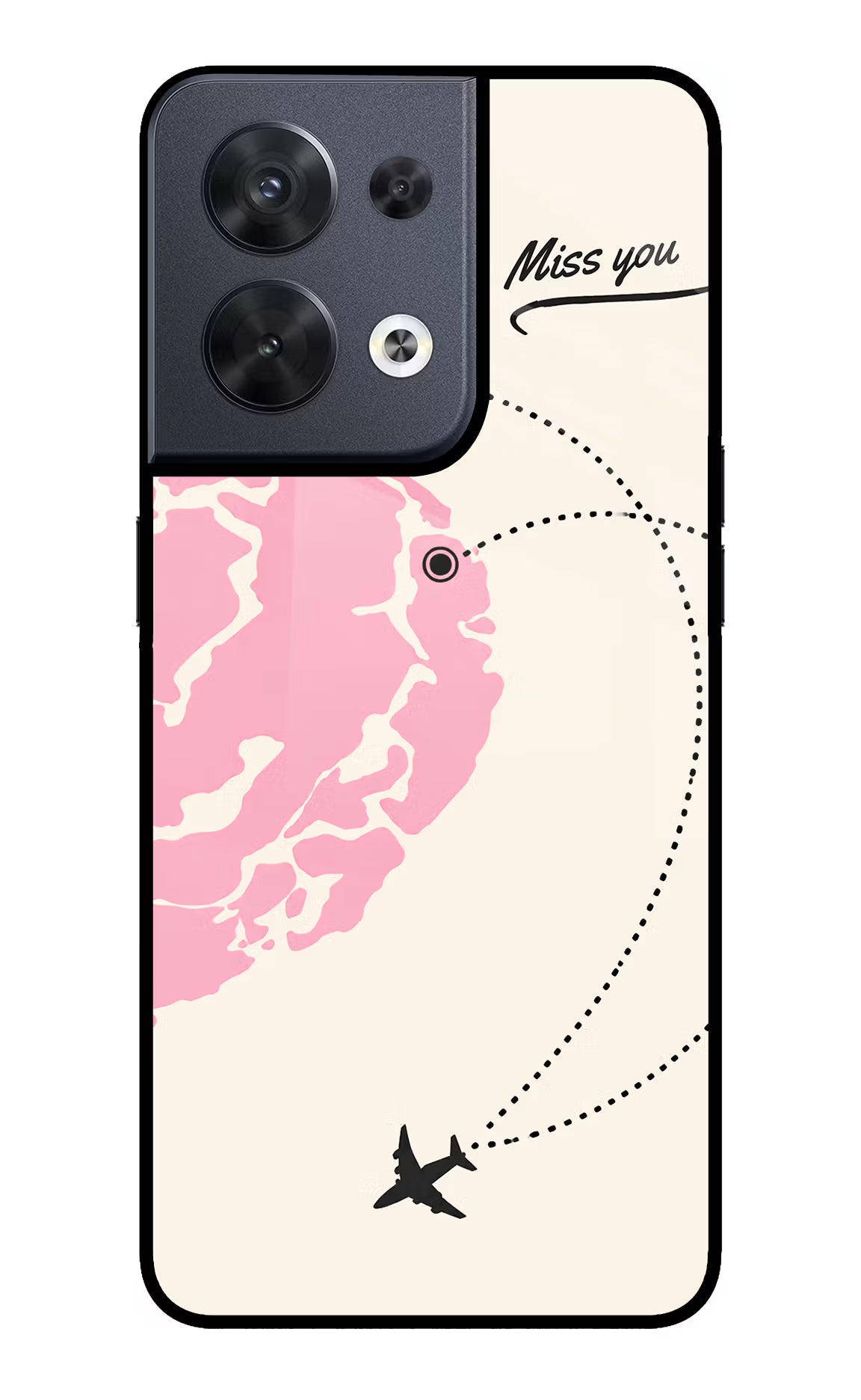 Miss Orbit Oppo Reno8 Glass Case