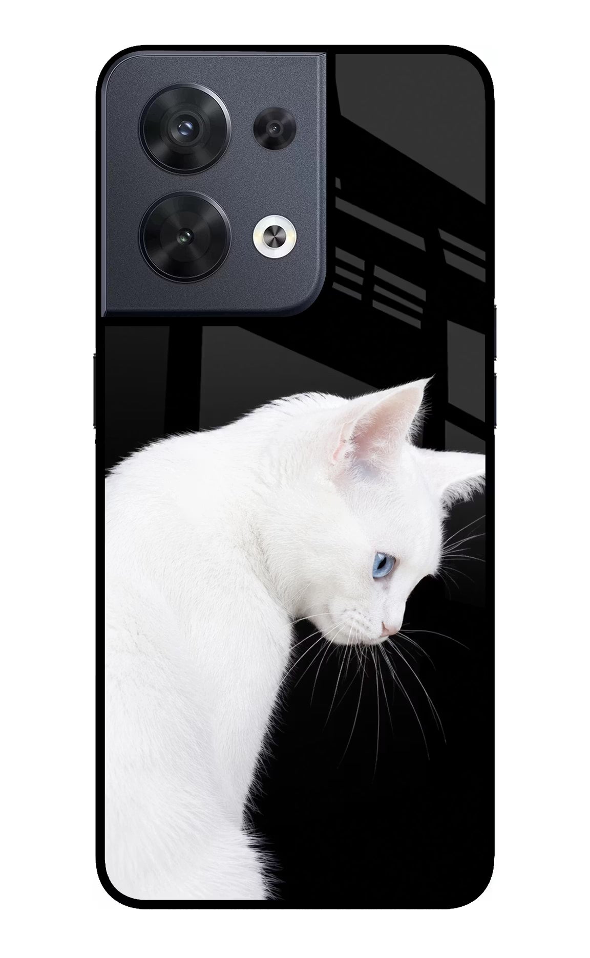 Snow Gaze Oppo Reno8 Glass Case