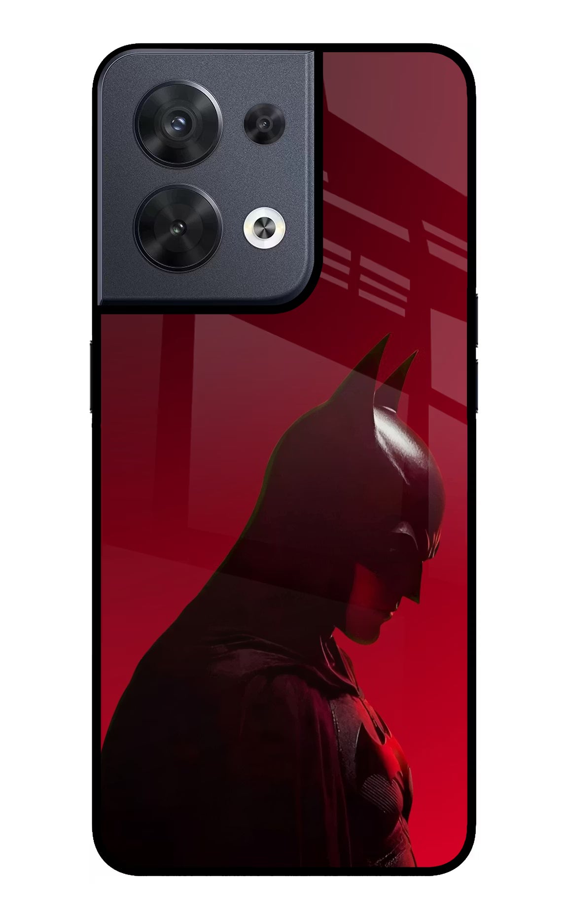 Dark Knight Oppo Reno8 Glass Case
