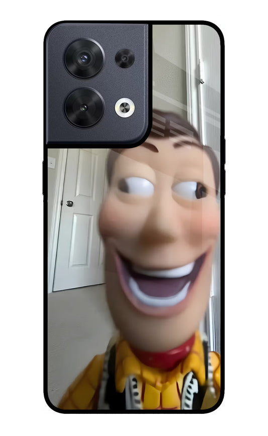 Side Eye Woody Oppo Reno8 Glass Case