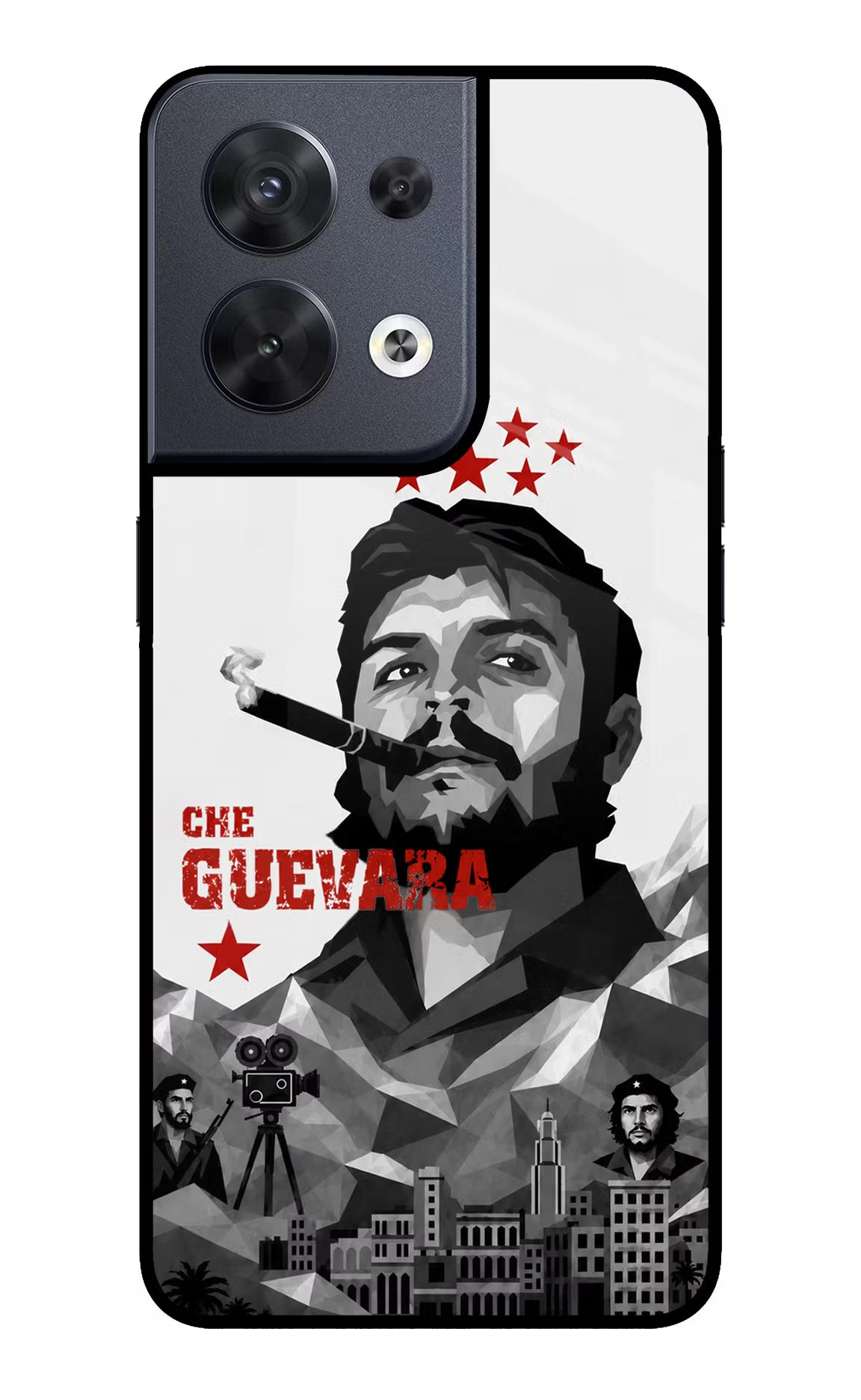Che Guevara Iconic Oppo Reno8 Glass Case