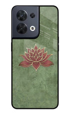 Lotus Grace Oppo Reno8 Glass Case