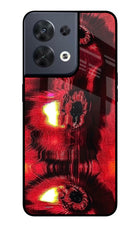 Fire Eye Oppo Reno8 Glass Case
