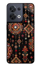 Boho Noir Oppo Reno8 Glass Case