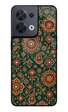 Green Pataka Oppo Reno8 Glass Case