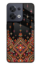 Noir Mehfil Oppo Reno8 Glass Case