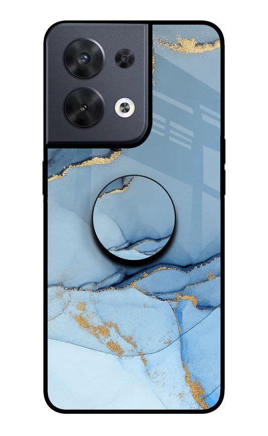 Blue Marble Oppo Reno8 Glass Case