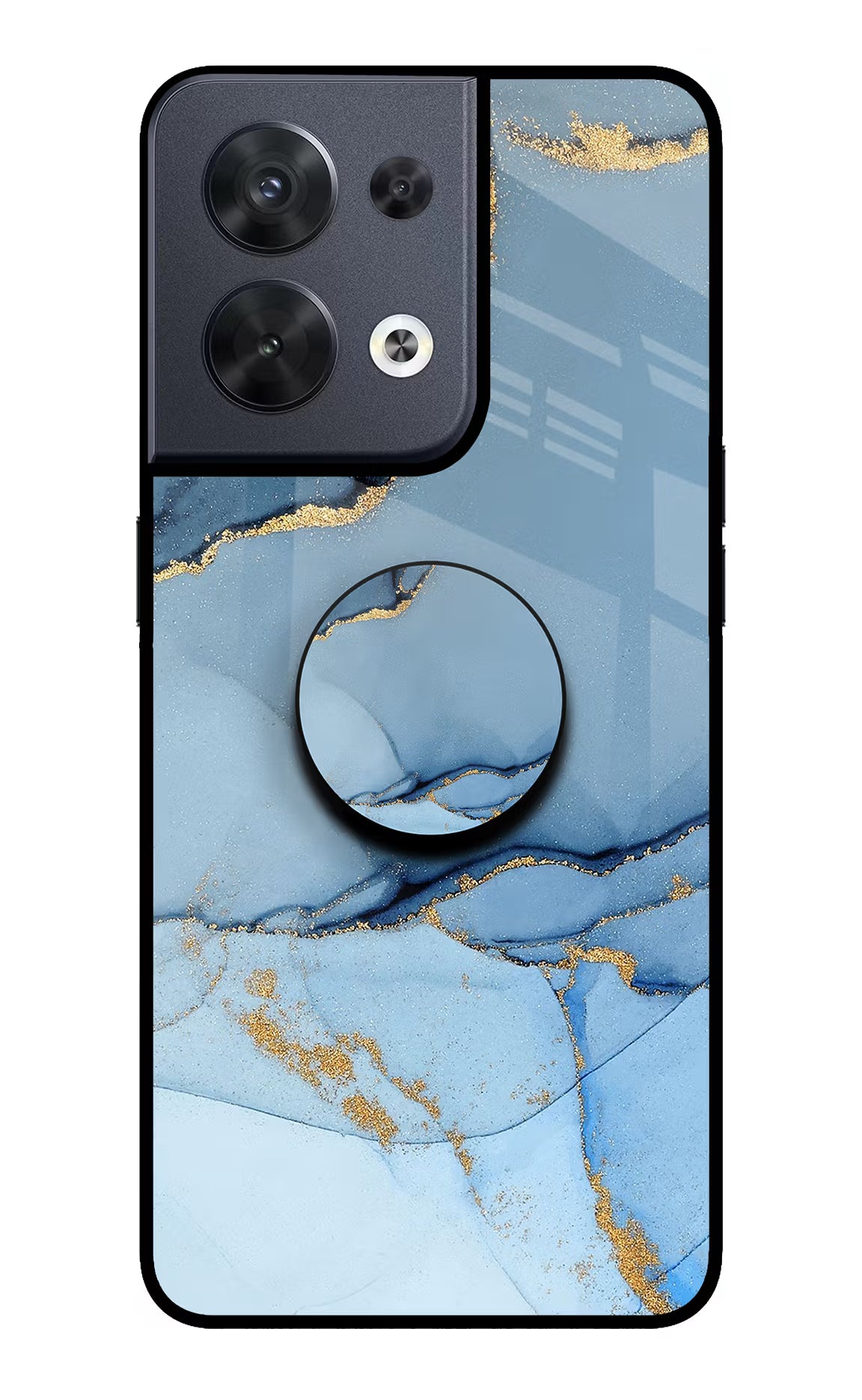 Blue Marble Oppo Reno8 Pop Case by Casekaro