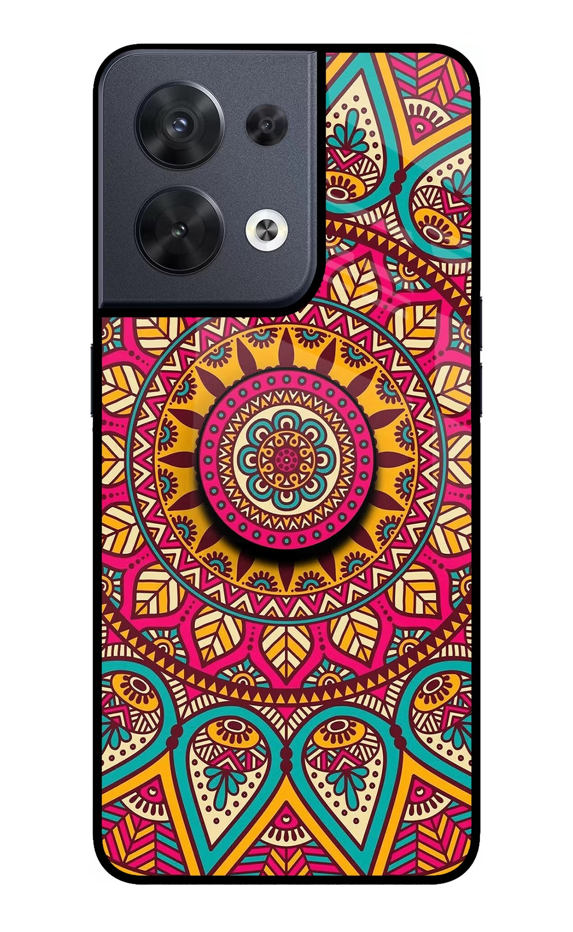 Mandala Oppo Reno8 Pop Case by Casekaro