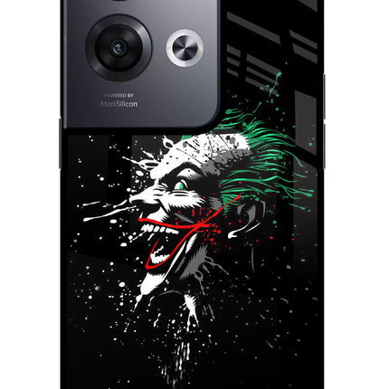 Joker Oppo Reno8 Pro Glass Case Back Cover by Casekaro