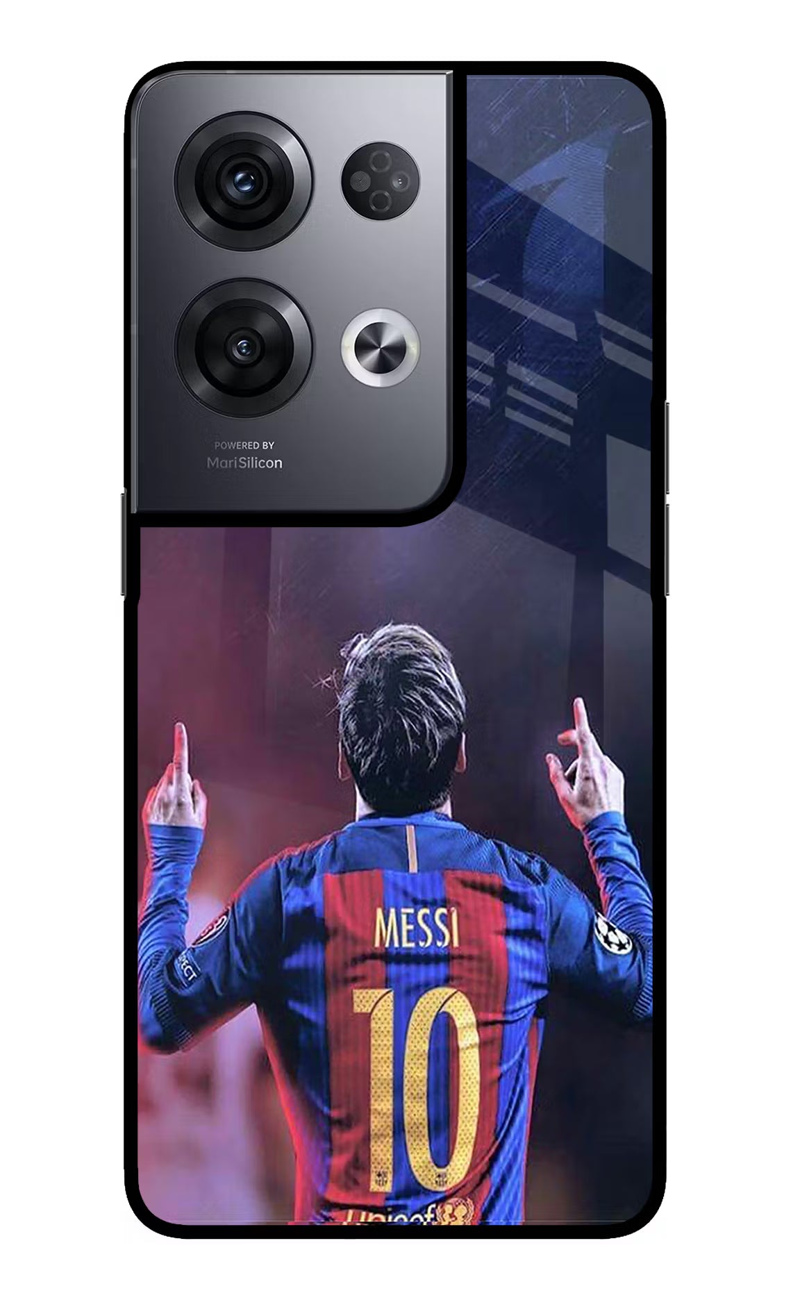 Messi Oppo Reno8 Pro Glass Case