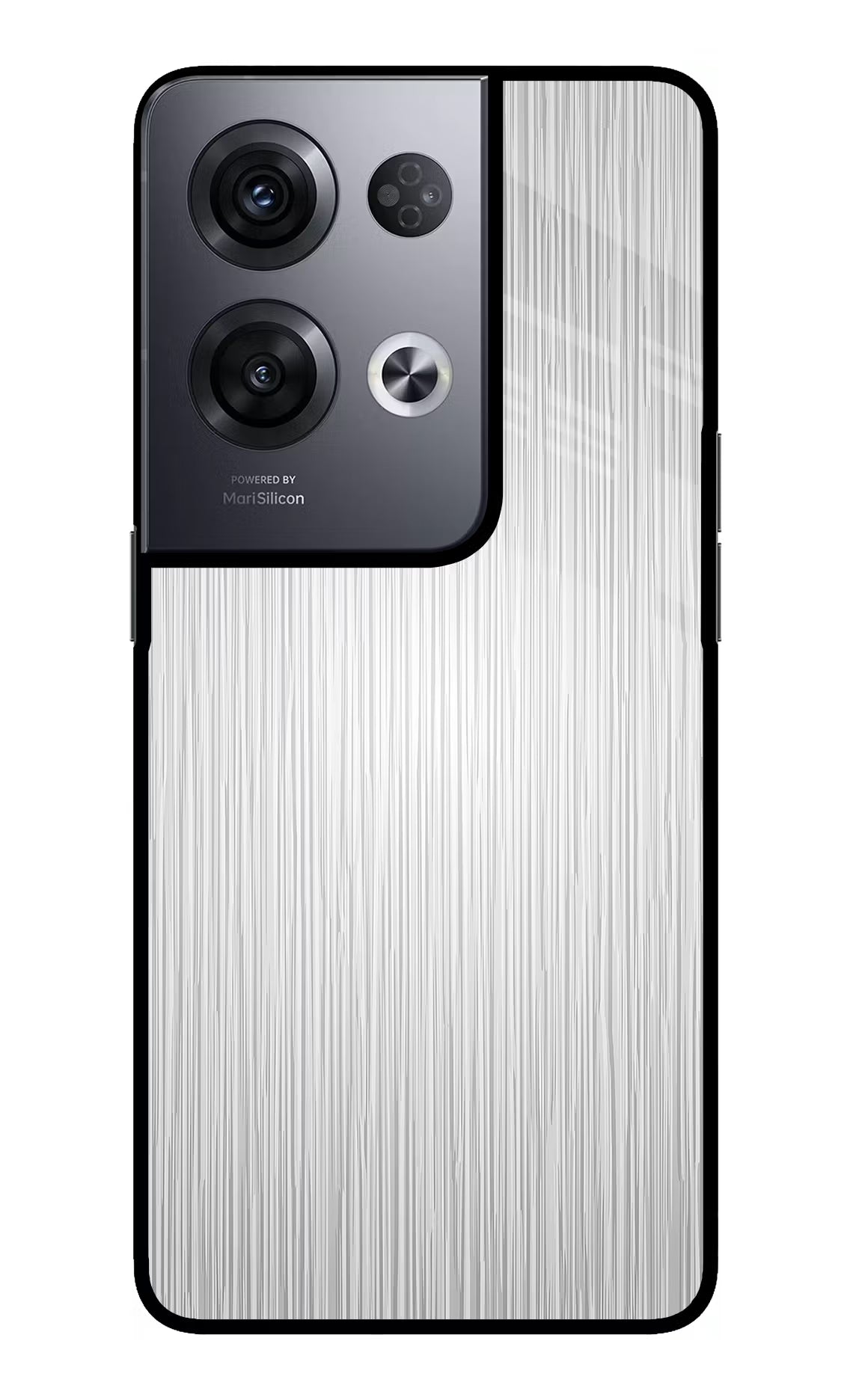 Wooden Grey Texture Oppo Reno8 Pro Glass Case