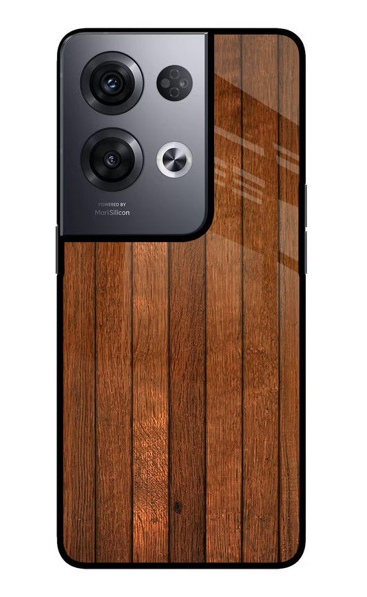 Wooden Artwork Bands Oppo Reno8 Pro Glass Case