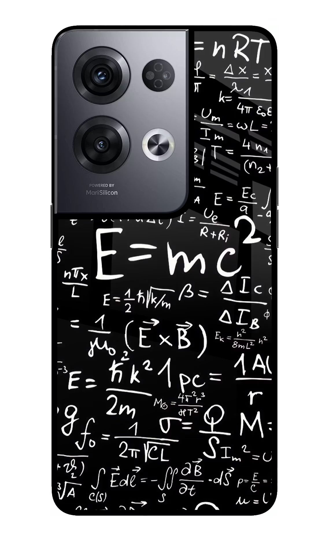 Physics Formula Oppo Reno8 Pro Glass Case Back Cover by Casekaro