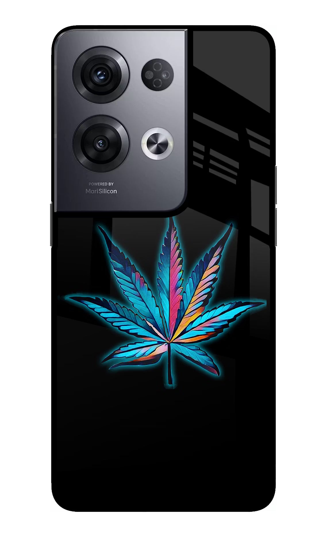 Weed Oppo Reno8 Pro Glass Case
