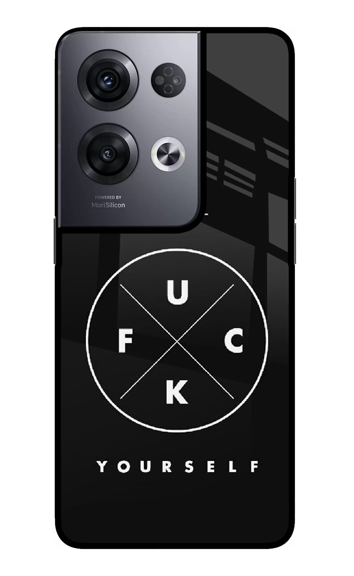 Go Fuck Yourself Oppo Reno8 Pro Glass Case
