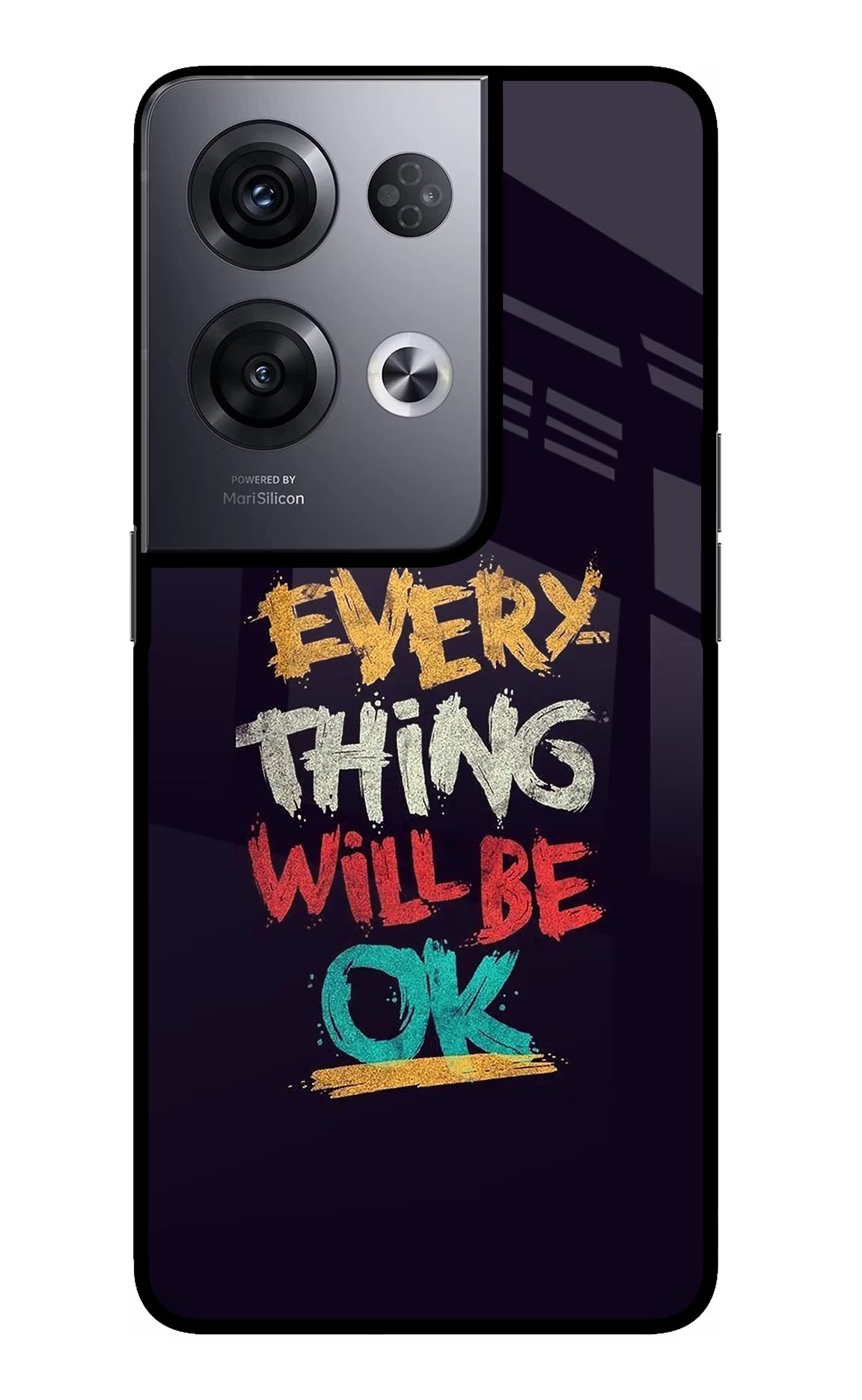 Everything Will Be Ok Oppo Reno8 Pro Glass Case