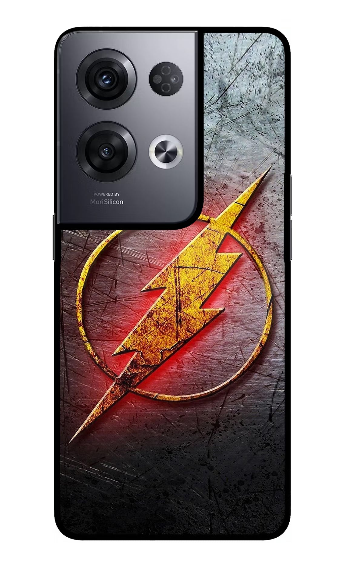 Flash Oppo Reno8 Pro Glass Case Back Cover by Casekaro