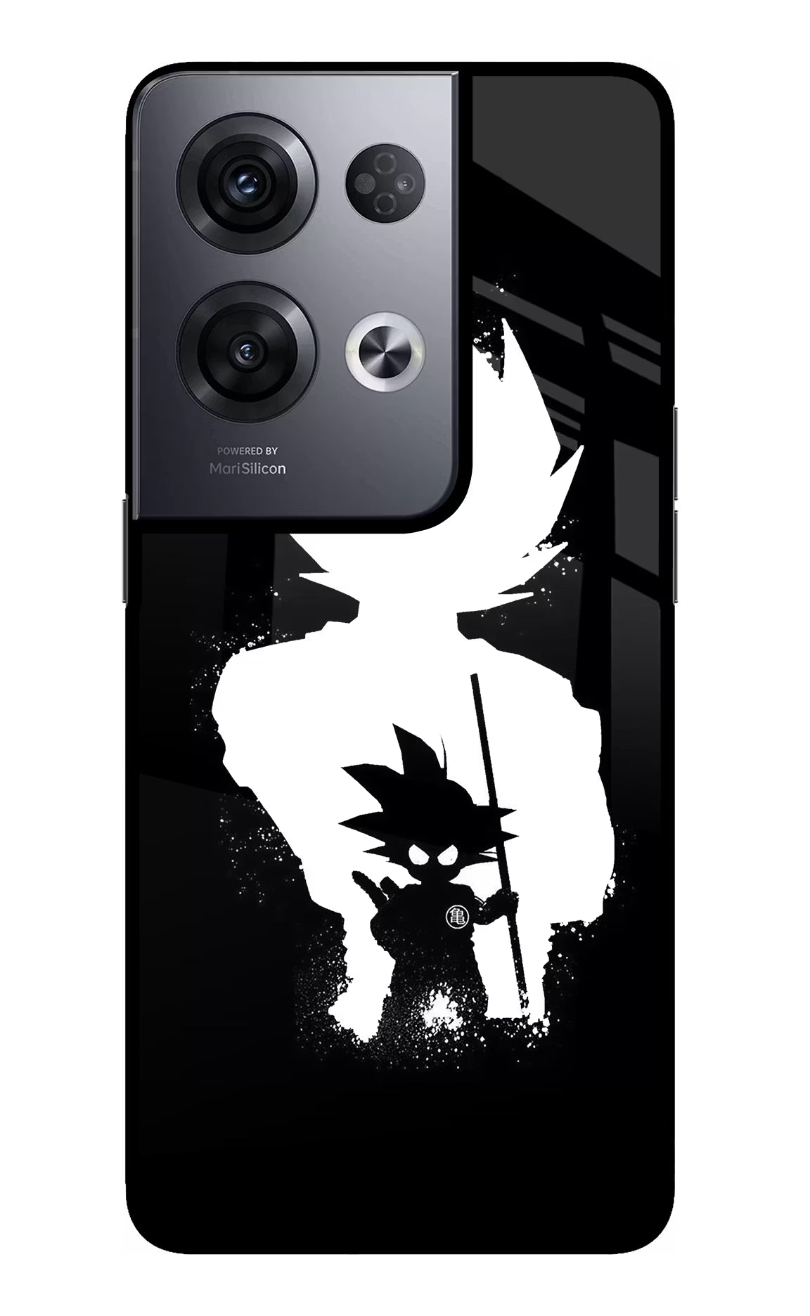 Goku Shadow Oppo Reno8 Pro Glass Case