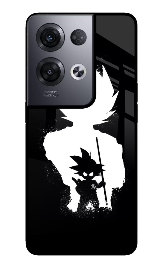 Goku Shadow Oppo Reno8 Pro Glass Case