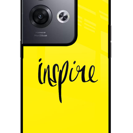 Inspire Oppo Reno8 Pro Glass Case Back Cover by Casekaro