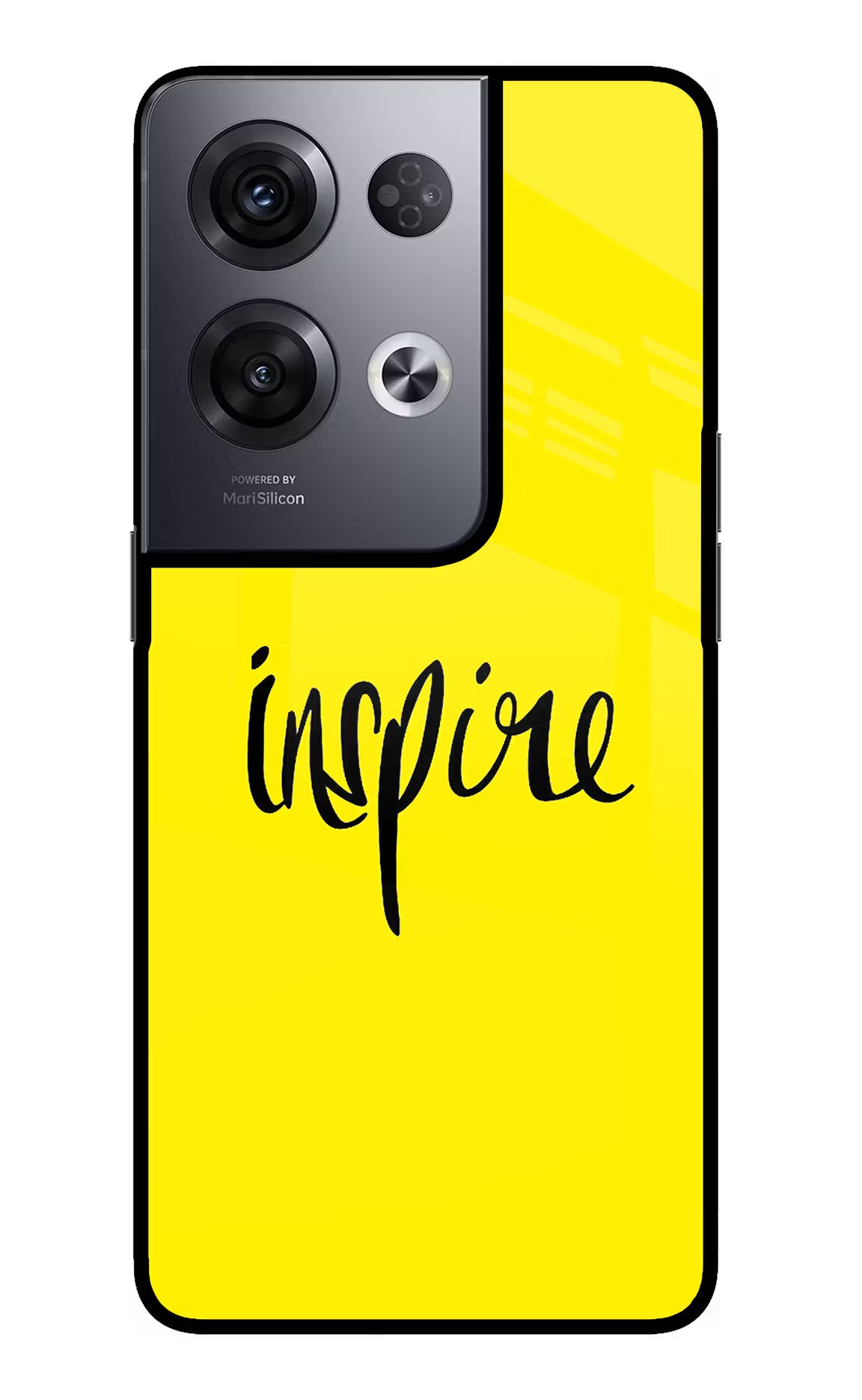 Inspire Oppo Reno8 Pro Glass Case Back Cover by Casekaro