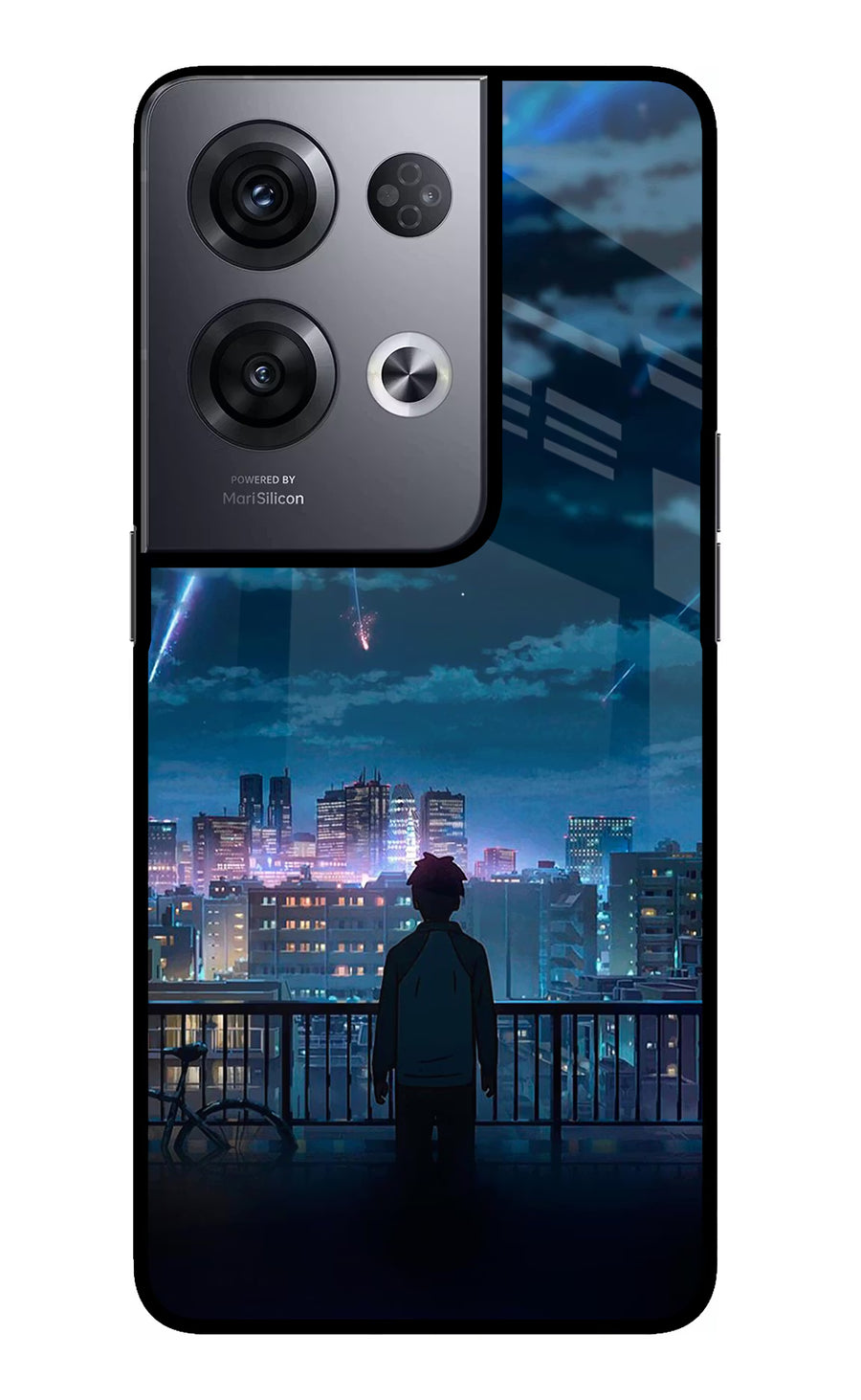 Anime Oppo Reno8 Pro Back Cover, Glass case