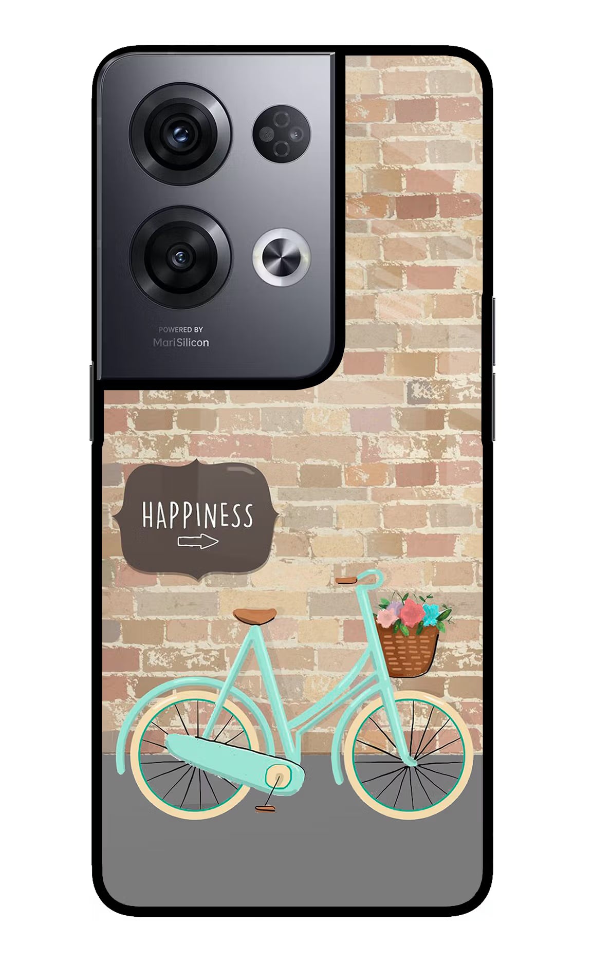 Happiness Artwork Oppo Reno8 Pro Glass Case