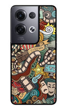 Cinema Abstract Oppo Reno8 Pro Glass Case
