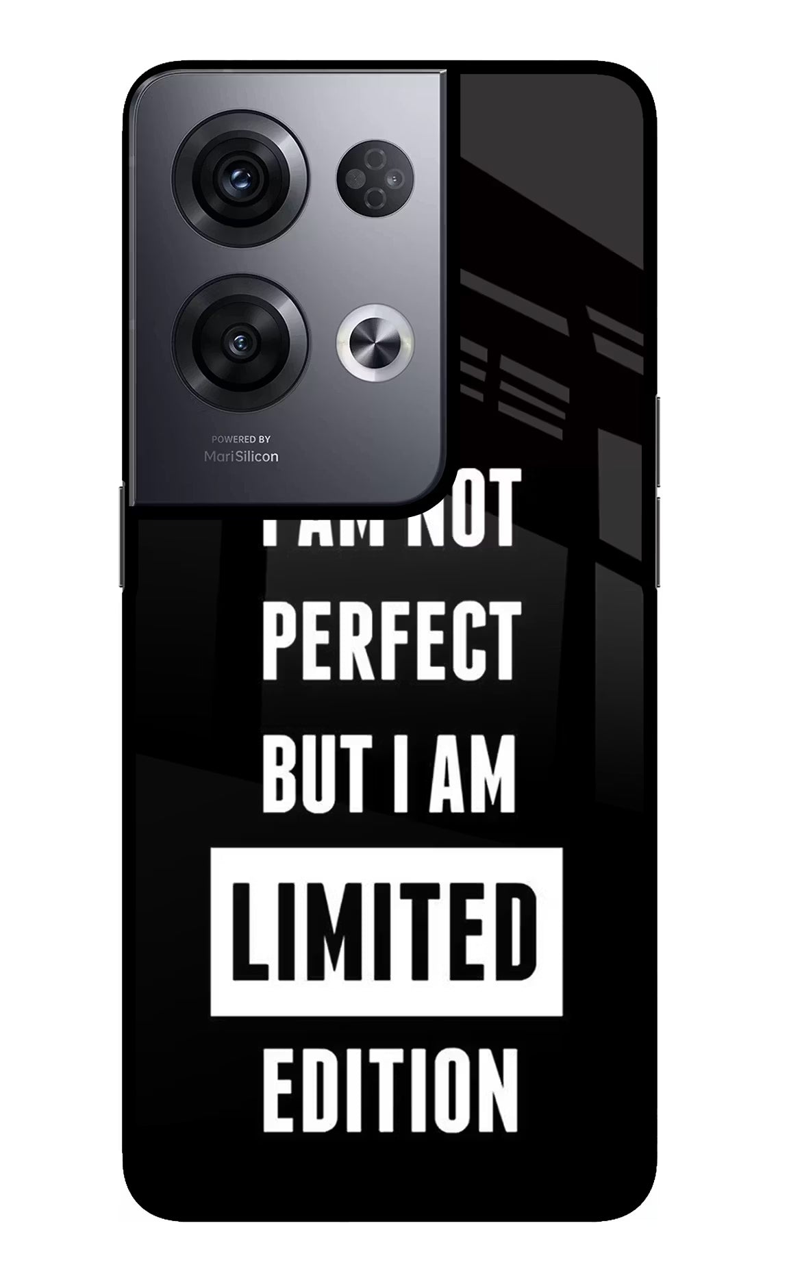 I Am Not Perfect But I Am Limited Edition Oppo Reno8 Pro Glass Case
