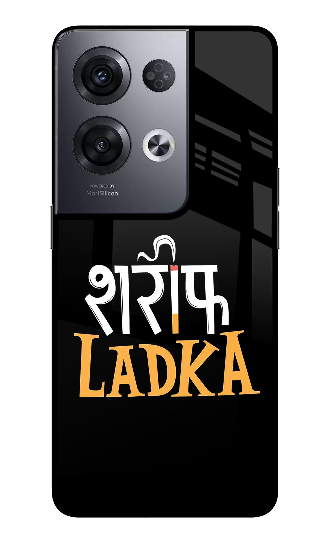 Shareef Ladka Oppo Reno8 Pro Glass Case Back Cover by Casekaro