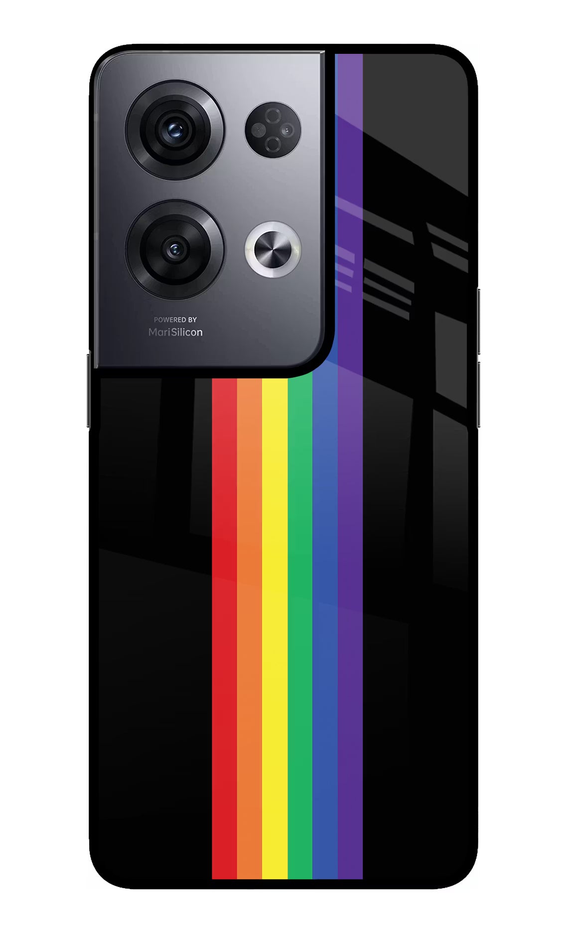 Pride Oppo Reno8 Pro Glass Case Back Cover by Casekaro