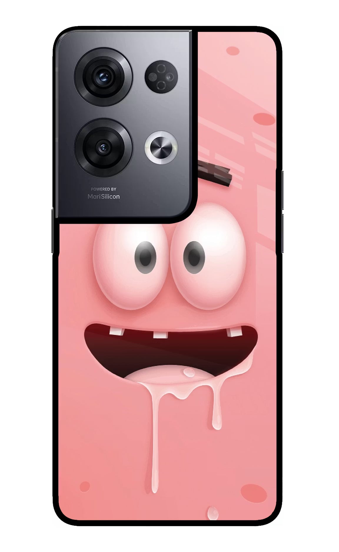 Sponge 2 Oppo Reno8 Pro Glass Case Back Cover by Casekaro