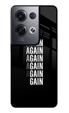 Again Again Gain Oppo Reno8 Pro Glass Case