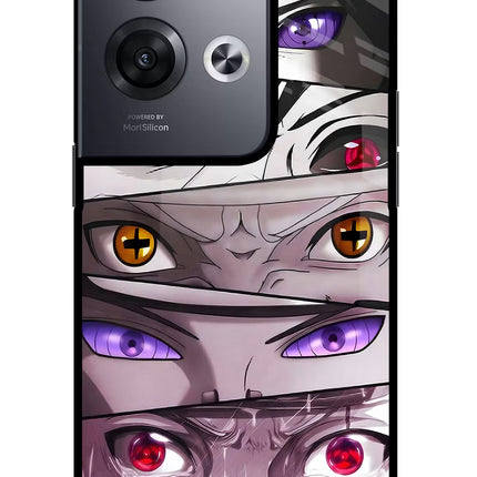 Naruto Anime Oppo Reno8 Pro Glass Case Back Cover by Casekaro