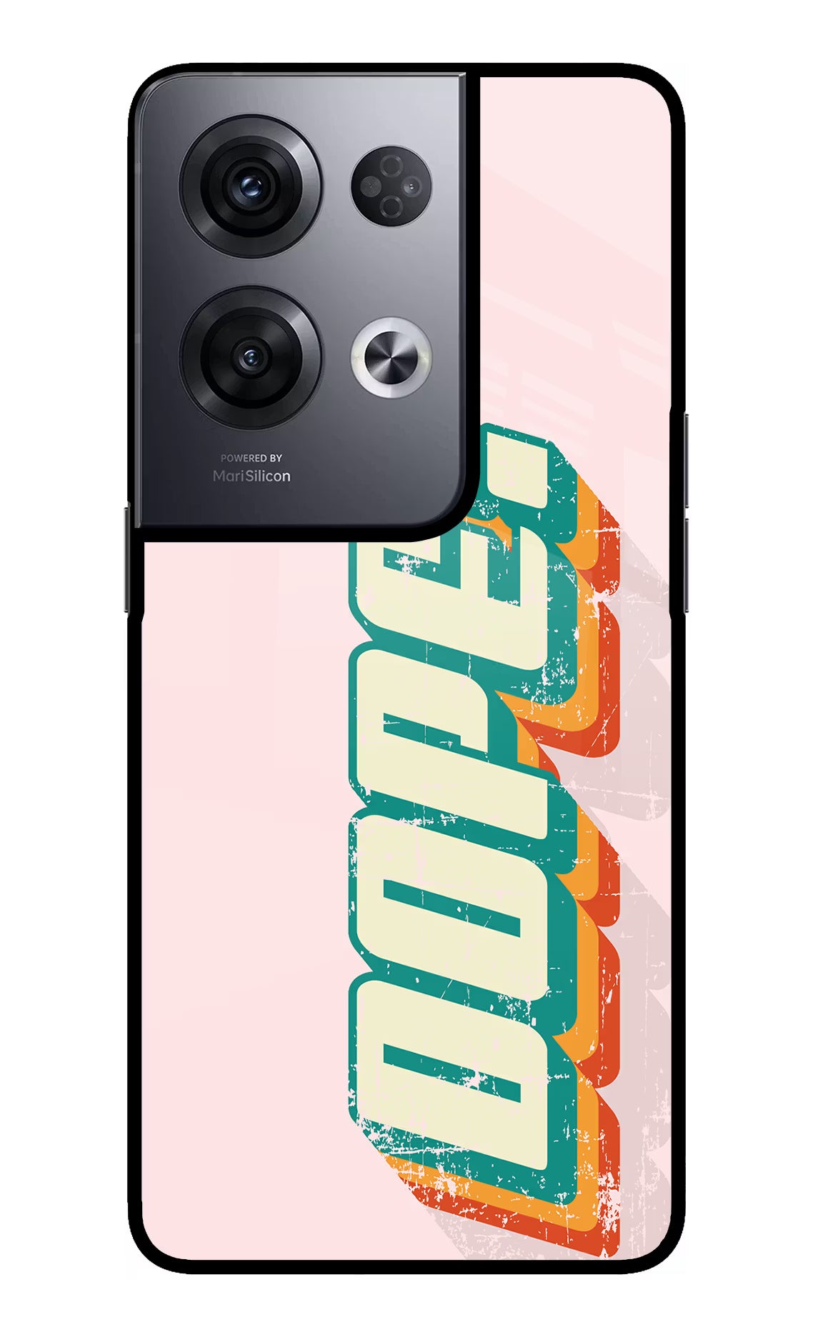 Dope Oppo Reno8 Pro Glass Case Back Cover by Casekaro