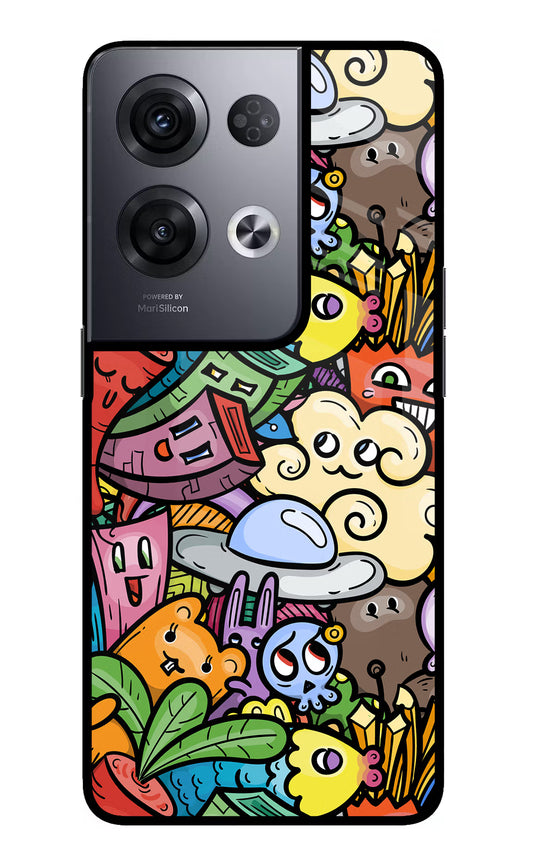 Veggie Doodle Oppo Reno8 Pro Glass Case