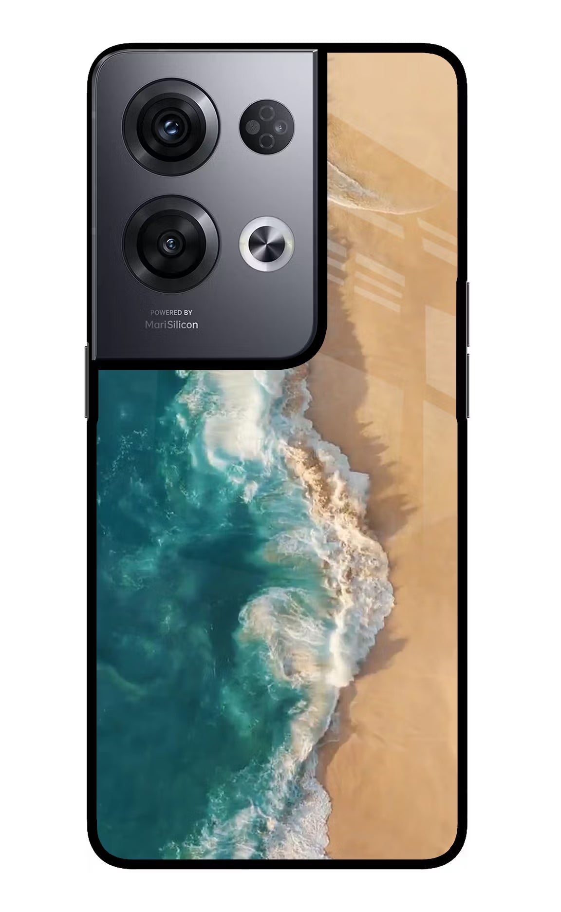 Ocean Beach Oppo Reno8 Pro Glass Case