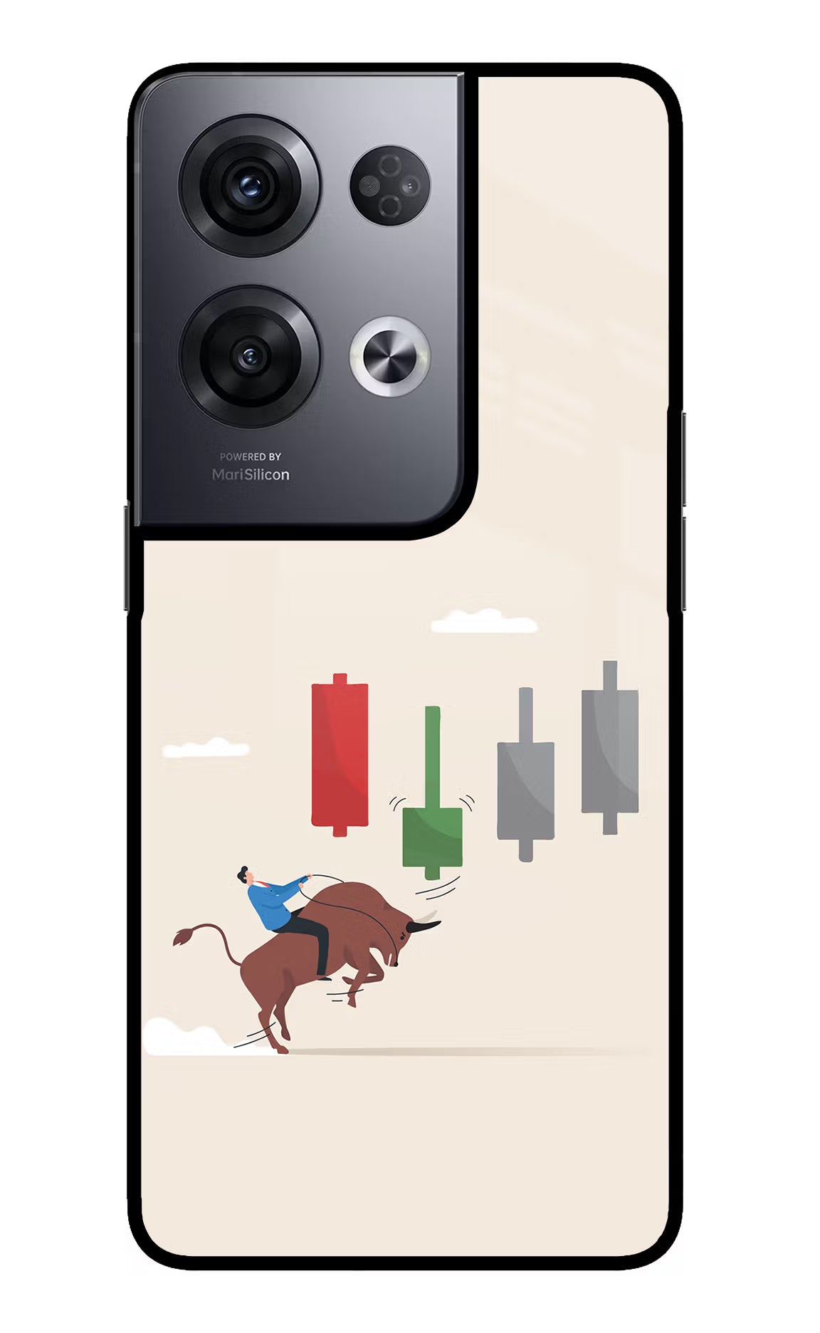 Bull Trading Momentum Oppo Reno8 Pro Glass Case