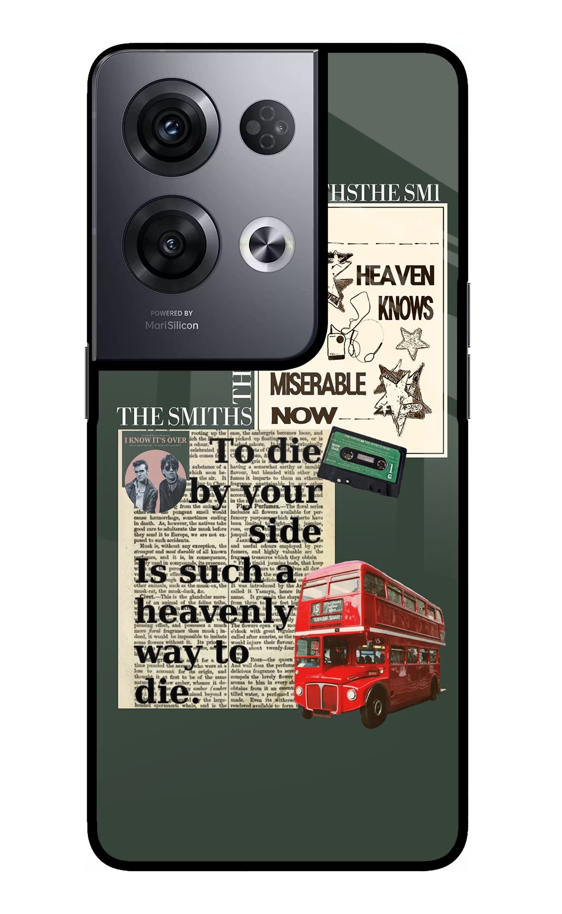 The Smiths Oppo Reno8 Pro Glass Case Back Cover by Casekaro