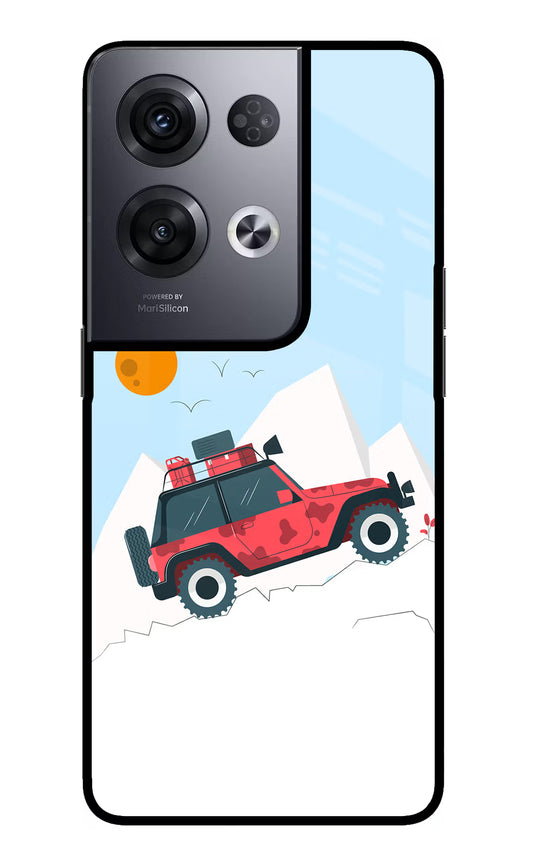 Mountain Trail Beast Oppo Reno8 Pro Glass Case