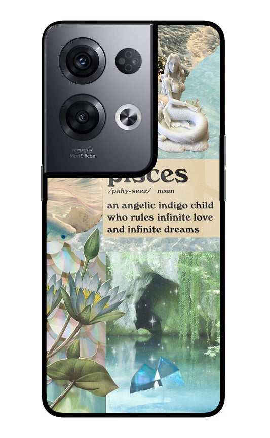 Pisces Zodiac Oppo Reno8 Pro Glass Case