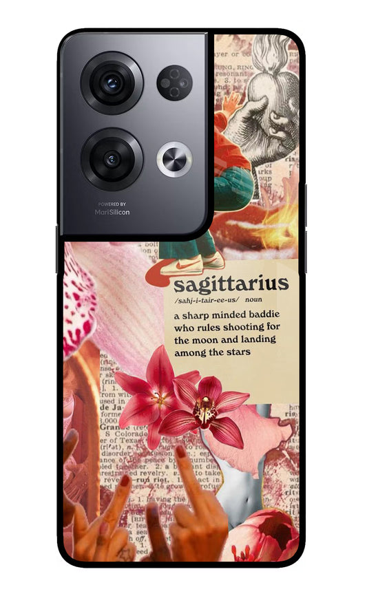 Sagittarius Zodiac Oppo Reno8 Pro Glass Case
