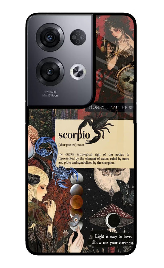 Scorpio Zodiac Oppo Reno8 Pro Glass Case